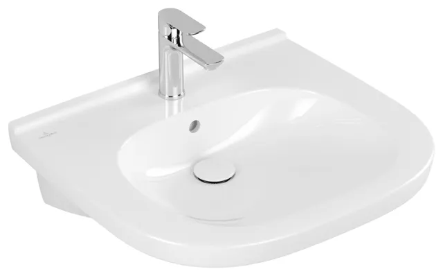 Villeroy & Boch Wandwaschtisch „ViCare“ 600 × 550 × 195 mm, mit Hahnlochbohrung in Weiß Alpin Villeroy & Boch Wandwaschtisch „ViCare“ 600 × 550 × 195 mm, mit Hahnlochbohrung in Weiß Alpin