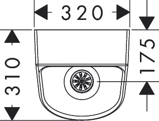 Hansgrohe EluPura Original S Urinal, Keramik, glänzend, Zulauf von hinten, Ablauf spülrandlos, Wandanschluss G 1/2, inkl. Schallschutzmatte und Siphon Hansgrohe EluPura Original S Urinal, Keramik, glänzend, Zulauf von hinten, Ablauf spülrandlos, Wandanschluss G 1/2, inkl. Schallschutzmatte und Siphon
