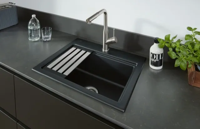 Abtropfgitter Zubehör 9K1400, 344 x 480 mm, aus Edelstahl, Aluminium Gebürstet Abtropfgitter Zubehör 9K1400, 344 x 480 mm, aus Edelstahl, Aluminium Gebürstet