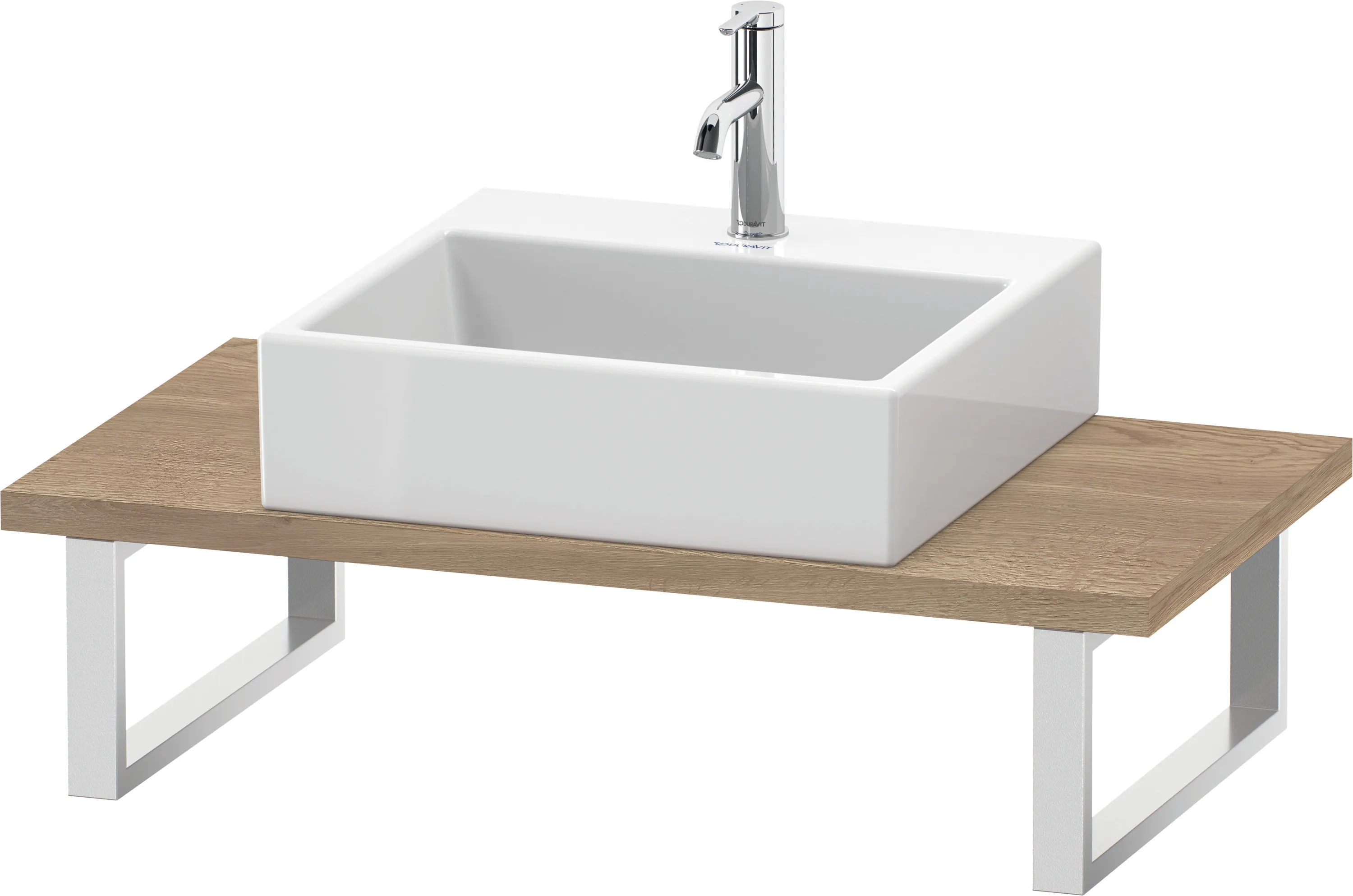 Duravit Konsole „L-Cube“ in Eiche Marmoriert