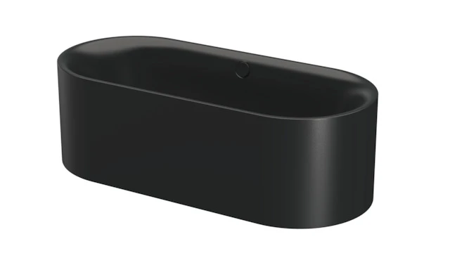 Bette oval Badewanne „BetteLux Oval Silhouette“ 180 × 80 cm in Ebony