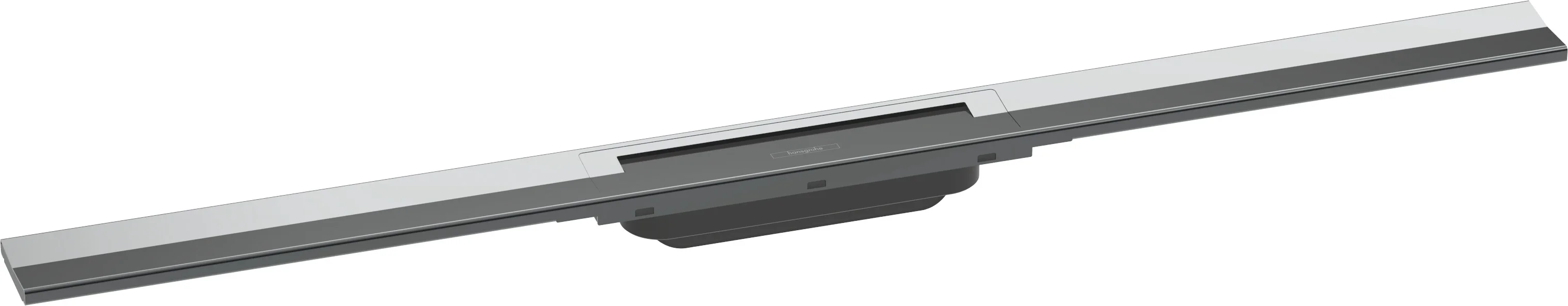 Hansgrohe RainDrain Flex Duschrinne 900 mm, Chrom, zweiseitig montierbar, höhenverstellbar um 10 mm, bis zu 60 l/min Ablaufleistung