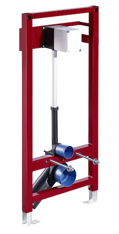 WC-Modul MONTUS, Typ COMPACT II, B 50 cm x H 115 cm, Rahmen pulverbeschichtet