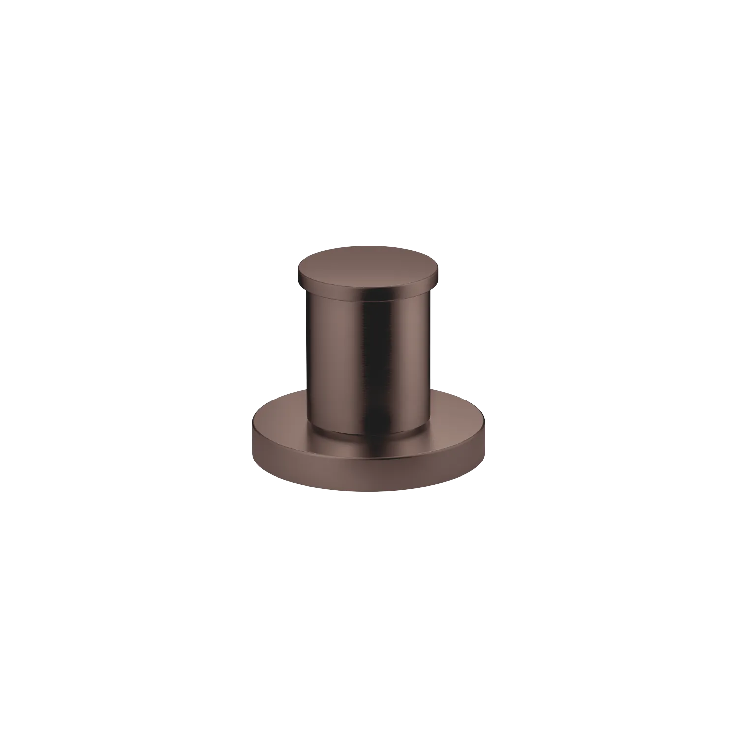 Dornbracht META Zweiwege-Umstellung für Wannenrand- oder Fliesenrandmontage, Dark Bronze gebürstet (PVD), Bohrungsdurchmesser 32 mm, Rosette Ø 60 mm,