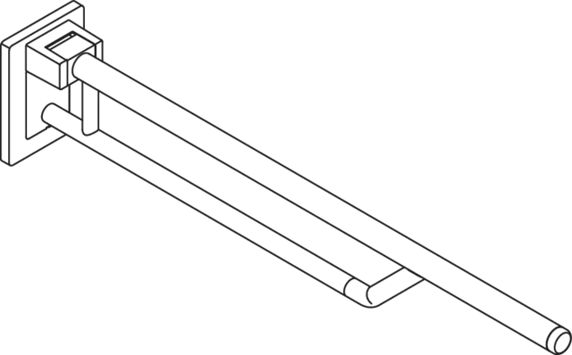HEWI Stützklappgriff „System 800K“ HEWI Stützklappgriff „System 800K“