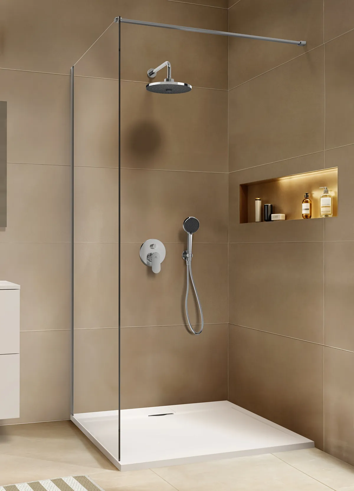 Brauseschlauch Idealrain 1500mm Idealflex Chrom Brauseschlauch Idealrain 1500mm Idealflex Chrom