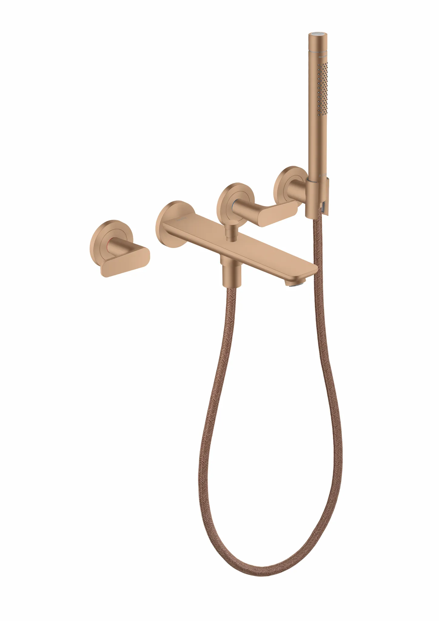 Hansgrohe AXOR Citterio C 3-Loch Wannenarmatur Unterputz Brushed Red Gold Hansgrohe AXOR Citterio C 3-Loch Wannenarmatur Unterputz Brushed Red Gold