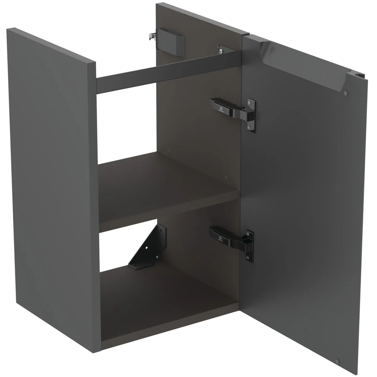 Ideal Standard Handwaschbeckenunterschrank Finesse 350mm 1 Tür A:rechts Anthrazit matt