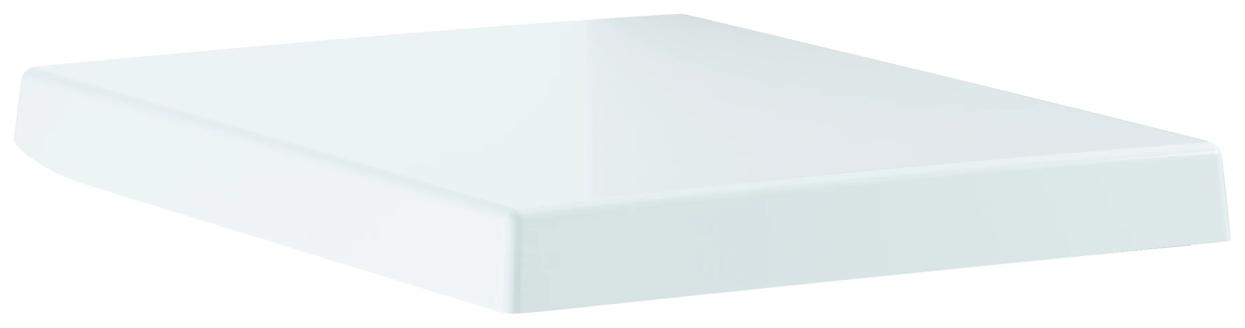 WC-Sitz Cube Keramik 39488, mit Deckel, Soft Close, werkzeuglos abnehmbar, Duroplast, alpinweiß