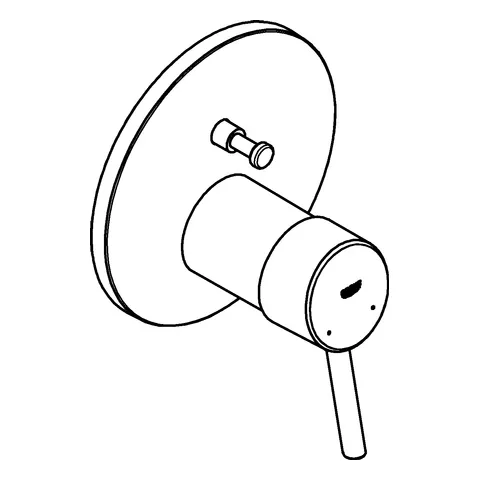 Grohe Concetto Einhand-Wannenbatterie Fertigmontageset für Rapido SmartBox chrom Grohe Concetto Einhand-Wannenbatterie Fertigmontageset für Rapido SmartBox chrom