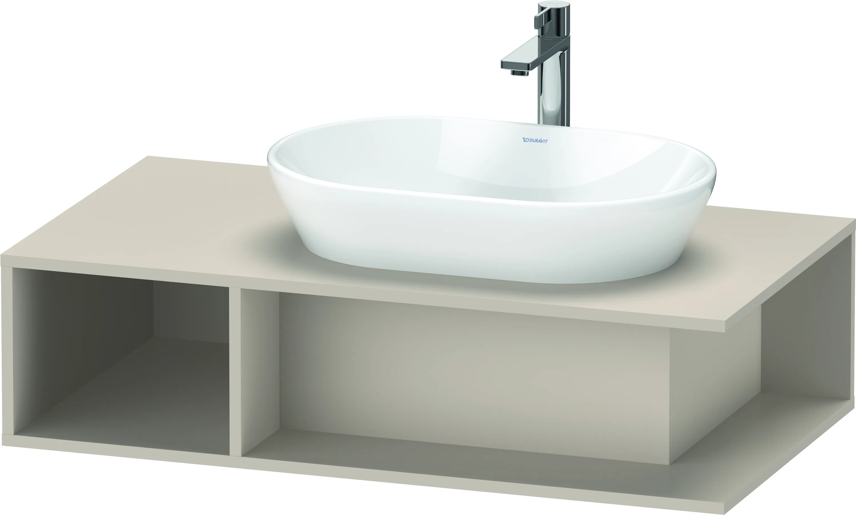 Duravit Waschtischunterschrank wandhängend „D-Neo“ 100 × 26 × 55 cm Taupe Matt Duravit Waschtischunterschrank wandhängend „D-Neo“ 100 × 26 × 55 cm Taupe Matt