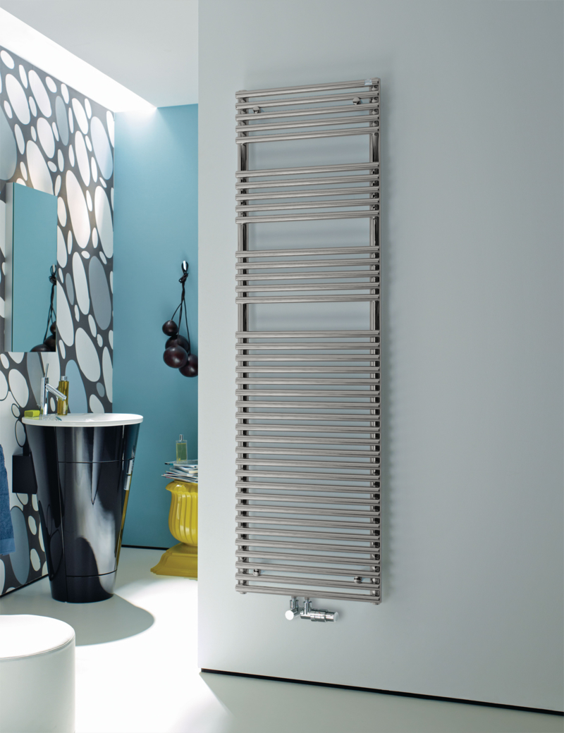 Zehnder Design-Handtuchwärmer „Forma Spa“ 59,6 × 116,1 cm in White Aluminium (glänzend)