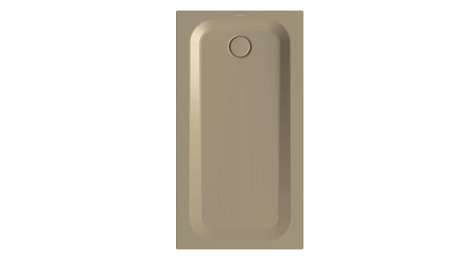 Bette rechteck Duschwanne „BetteUltra“ 1400 × 750 mm mit BetteAntirutsch Pro, ohne Oberflächenveredelung, ohne Wannenträger, in Hazel