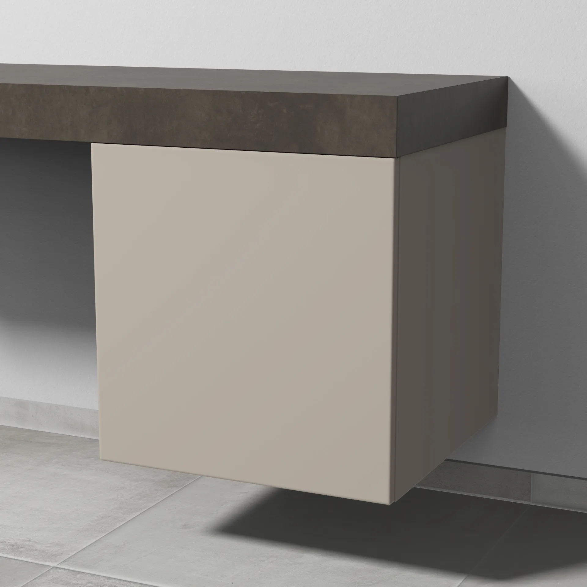 Sanipa Anbauschrank „2morrow“ 500 × 510 × 520 mm in Kaschmir (matt)