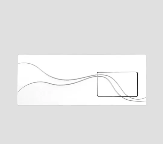 Betätigungsplatte von oben weiß Betätigungsplatte von oben weiß