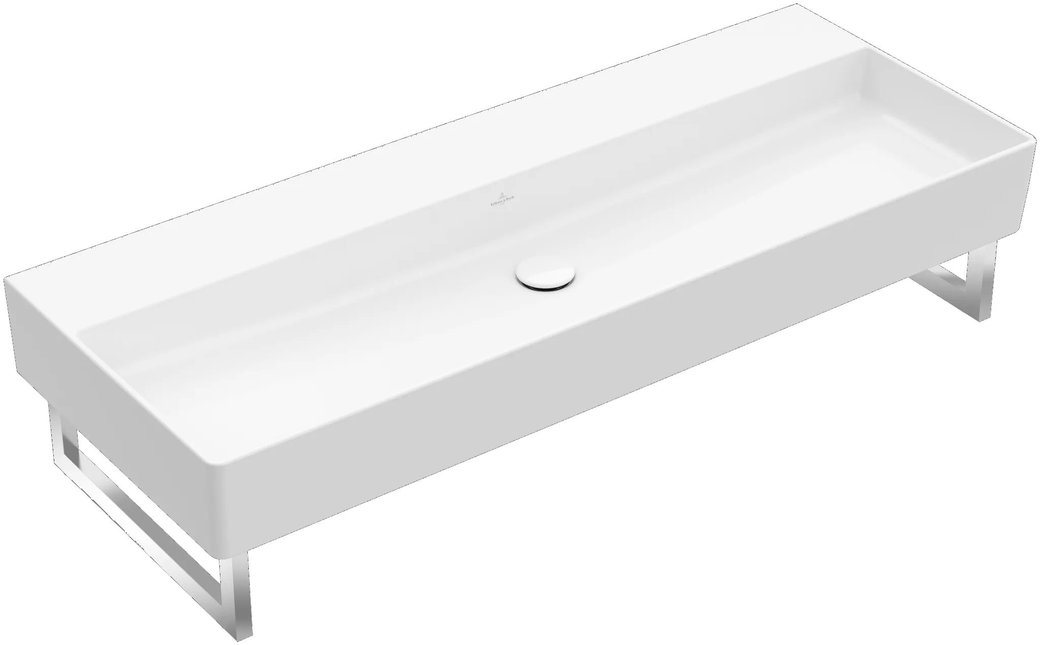 Villeroy & Boch Wandwaschtisch aus TitanCeram „Memento 2.0“ 1200 × 470 × 150 mm, ohne Hahnlochbohrung in Weiß Alpin Villeroy & Boch Wandwaschtisch aus TitanCeram „Memento 2.0“ 1200 × 470 × 150 mm, ohne Hahnlochbohrung in Weiß Alpin