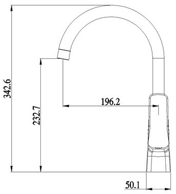 Spültisch-Einhandbatterie AqvaBasic IV - für offene Heißwasserbereiter - schwenkbarer Auslauf - Kartusche mit keramischen Dichtscheiben - Heißwassersperre - Wassermengendurchflussregulierung - flexible Druckschläuche 3/8", DVGW W270 - chrom Spültisch-Einhandbatterie AqvaBasic IV - für offene Heißwasserbereiter - schwenkbarer Auslauf - Kartusche mit keramischen Dichtscheiben - Heißwassersperre - Wassermengendurchflussregulierung - flexible Druckschläuche 3/8", DVGW W270 - chrom