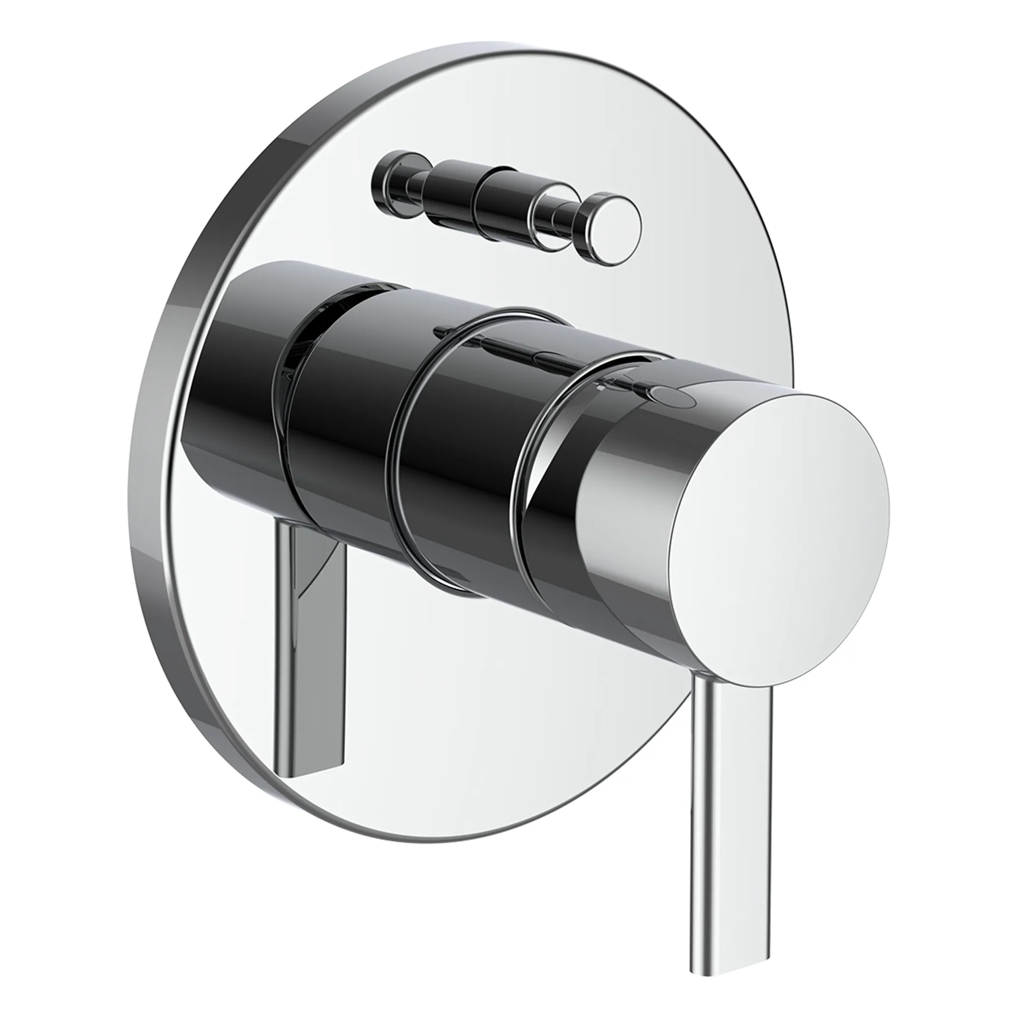 Einhebel-Brausemischer Unterputz MEDA für SIMIBOX Standard oder SIMIBOX Light, mit Rohrunterbrecher, 2 Mischwasserabgänge, chrom