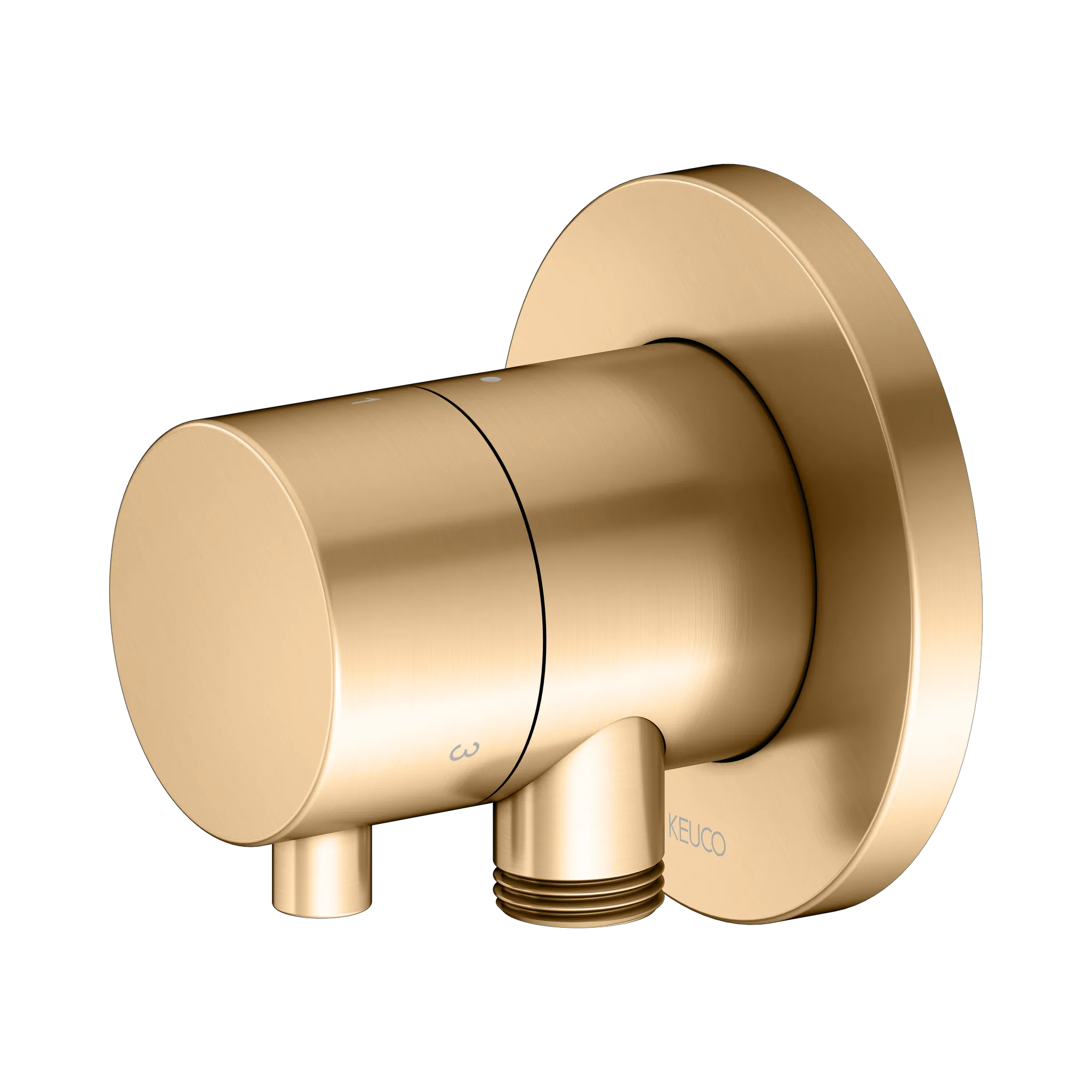 IXMO 3-Wege Umstellventil UP DN15 IXMO Comfort, rund Messing gebürstet IXMO 3-Wege Umstellventil UP DN15 IXMO Comfort, rund Messing gebürstet