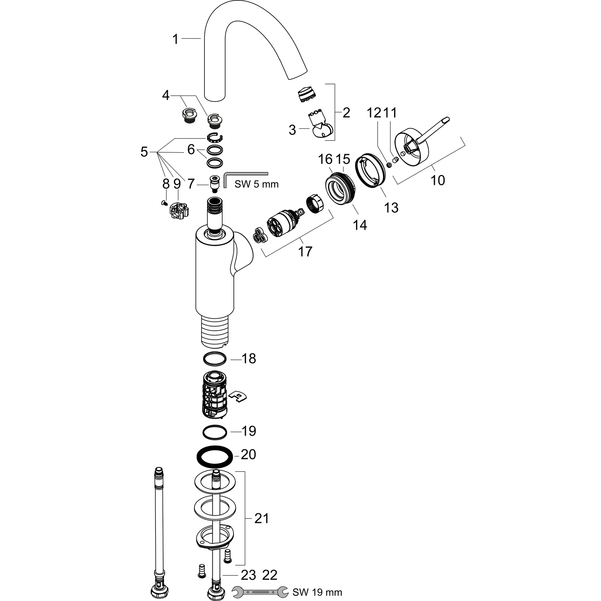 Zesis S Einhebel-Waschtischmischer 210 CoolStart mit Schwenkauslauf ohne Ablaufgarnitur, Chrom Zesis S Einhebel-Waschtischmischer 210 CoolStart mit Schwenkauslauf ohne Ablaufgarnitur, Chrom