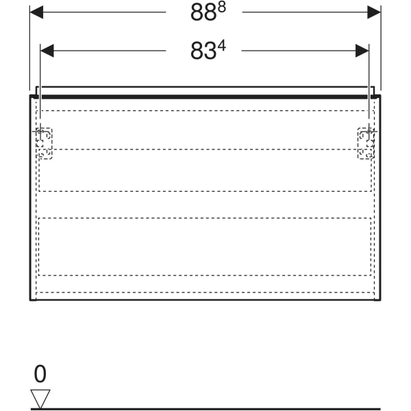 Geberit Waschtischunterschrank „Acanto“ Geberit Waschtischunterschrank „Acanto“