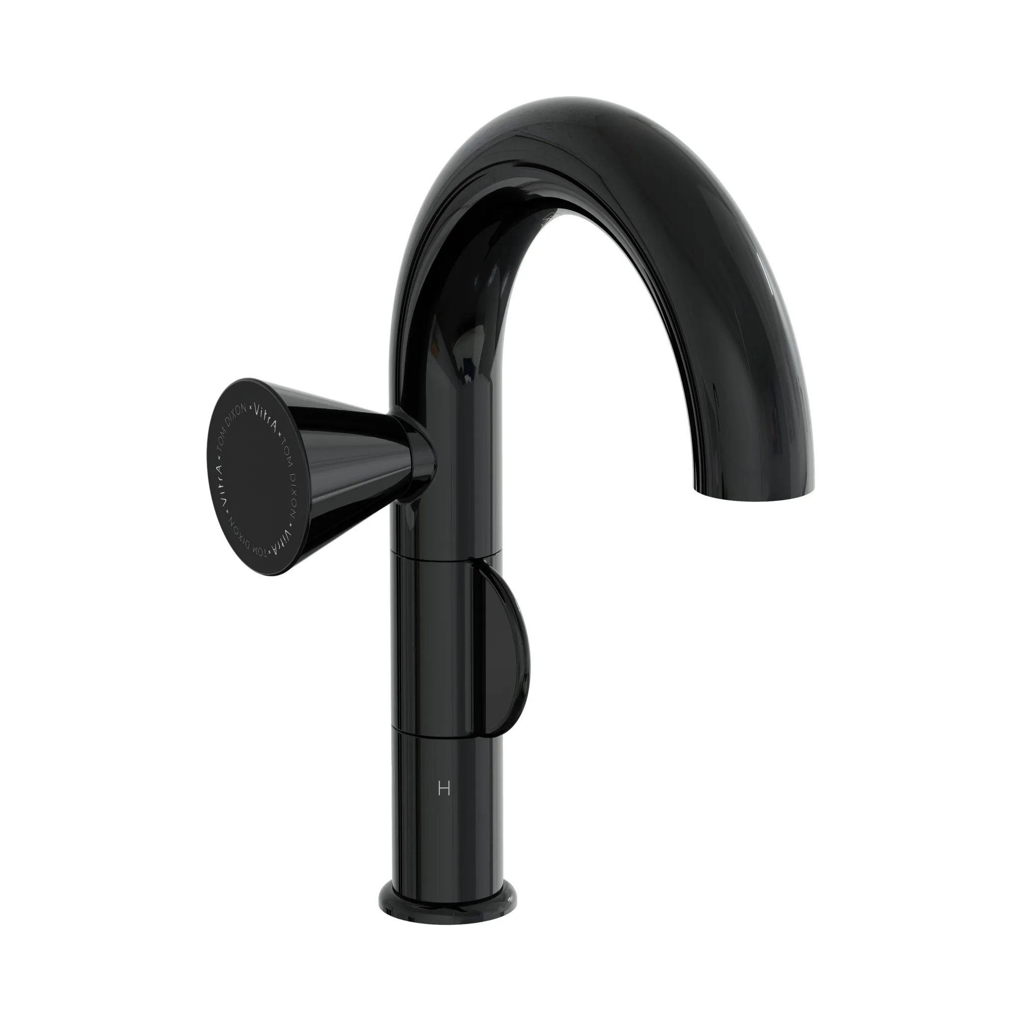 Liquid Einhebel-Waschtischmischer Einlochmontage Höhe 29 cm Linkshänder-Version Schwarz Hochglanz Liquid Einhebel-Waschtischmischer Einlochmontage Höhe 29 cm Linkshänder-Version Schwarz Hochglanz