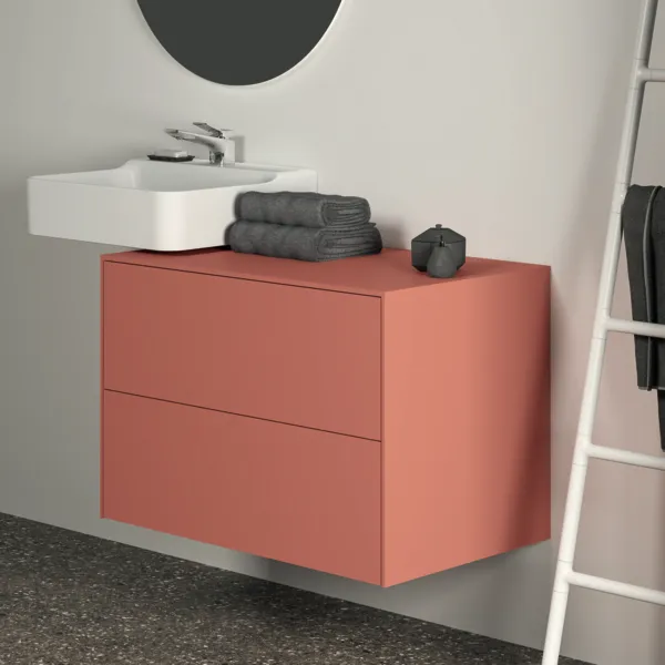 Ideal Standard Waschtischunterschrank Conca, 2 Auszüge, Sunset, 802x505x550 mm Ideal Standard Waschtischunterschrank Conca, 2 Auszüge, Sunset, 802x505x550 mm
