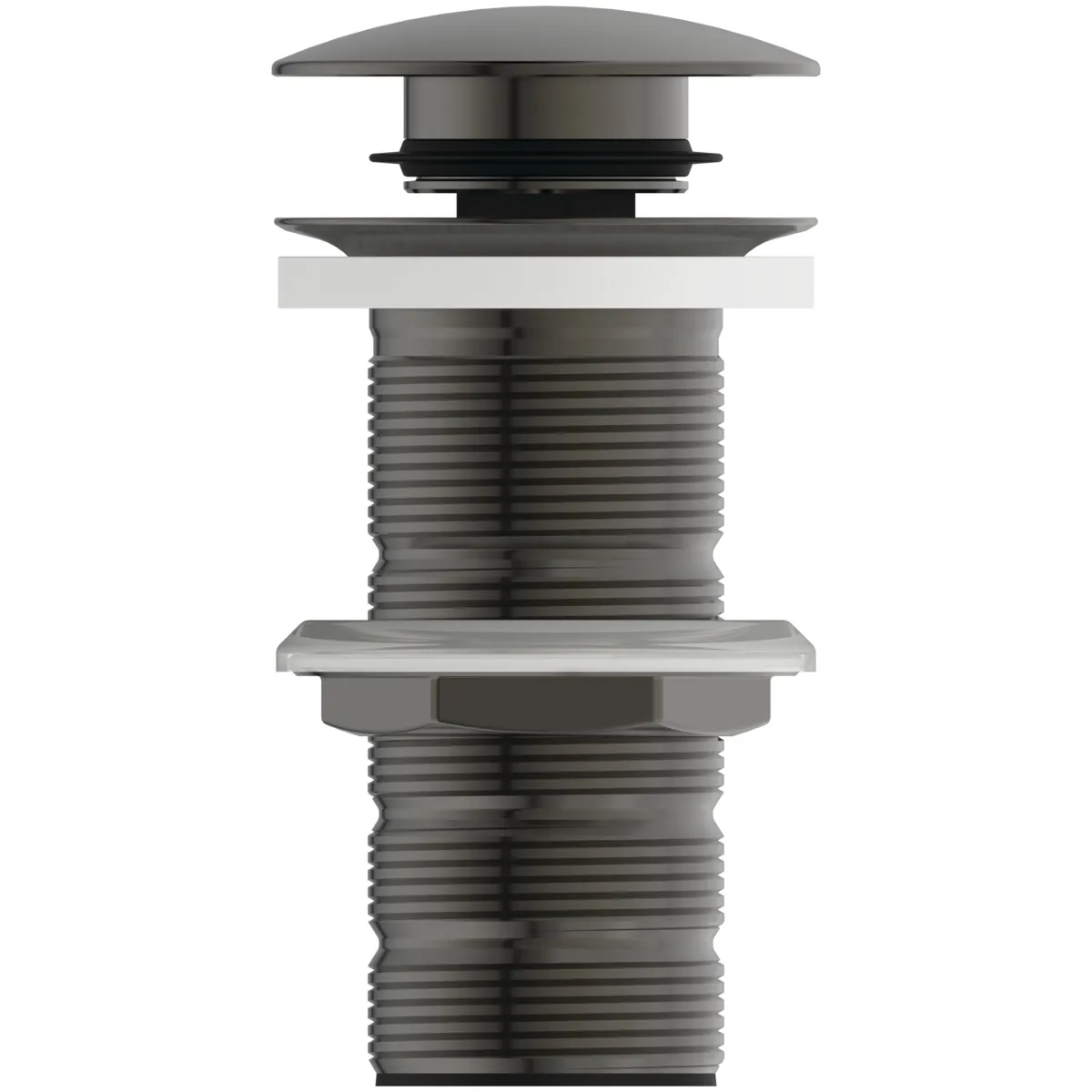 Ideal Standard MULTI SUITES - FINISHED PRODUCT Atelier Collections Push-Open für Waschtisch ohne Überlauf Magnetic Grey