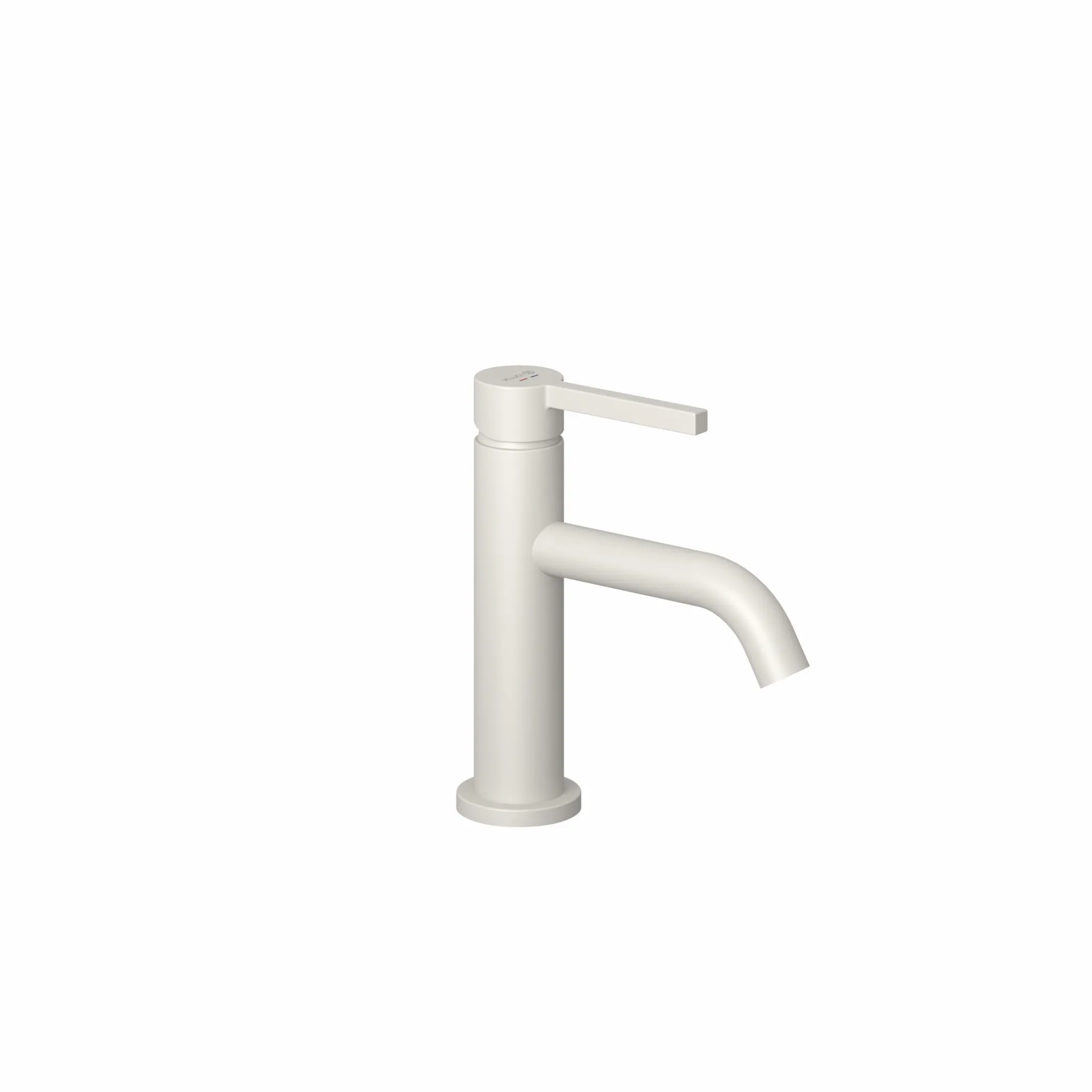 Kludi NOVA FONTE Pura Waschtisch-Einhandmischer 75 DN 15, O2 Matt Light Dove, geschlossener Metallhebel, DVGW-zugelassen Kludi NOVA FONTE Pura Waschtisch-Einhandmischer 75 DN 15, O2 Matt Light Dove, geschlossener Metallhebel, DVGW-zugelassen