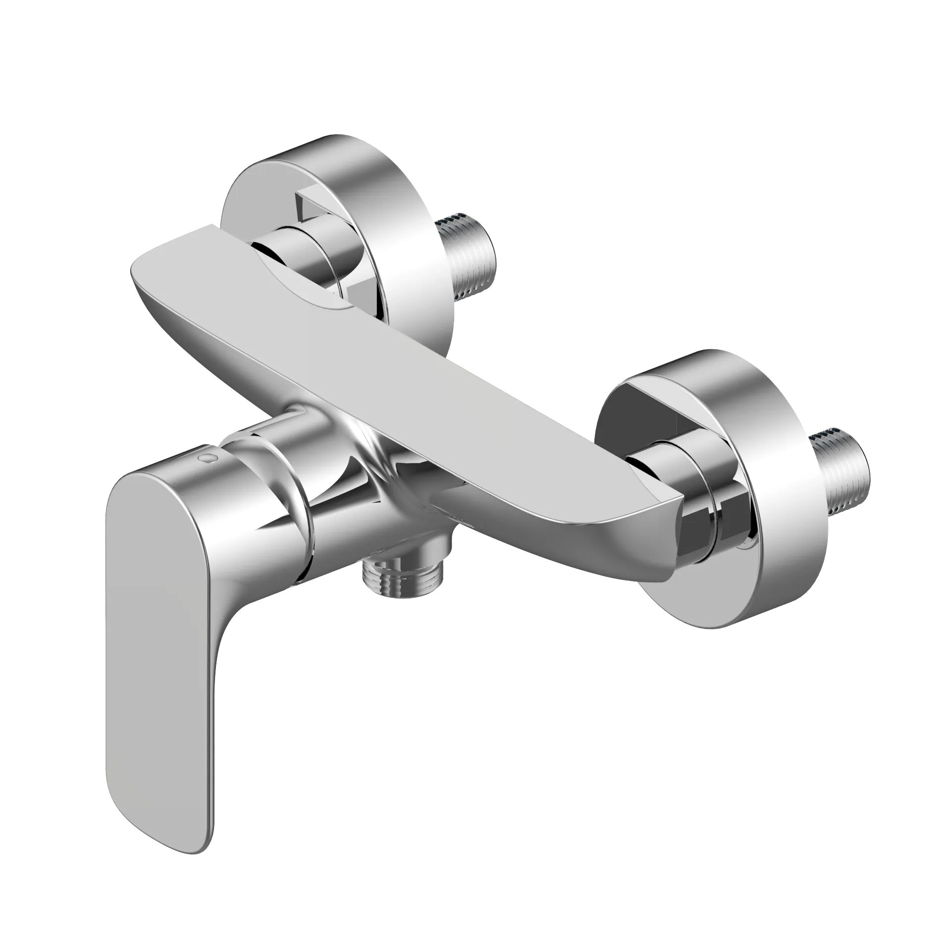 Einhand-Duscharmatur „O.novo“ 13,1 cm in Chrom Einhand-Duscharmatur „O.novo“ 13,1 cm in Chrom