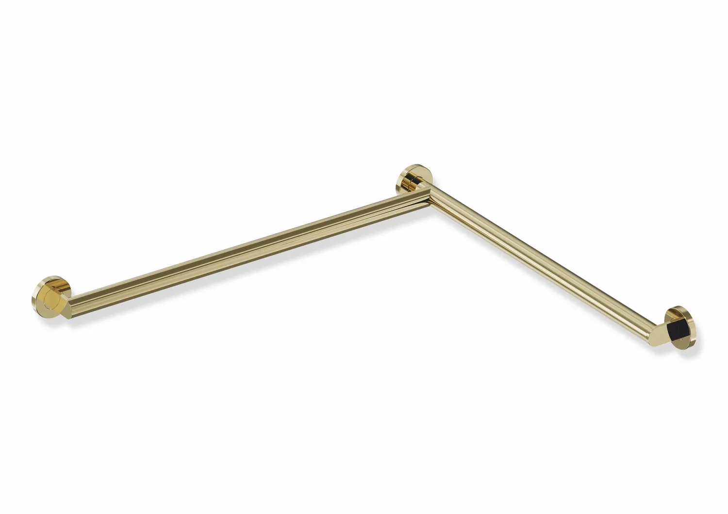 Dusch-, WannenhandlaufEdelstahl, PVD, waagerechte Längen 647 mm, 70 mm tief, Stangendurchmesser 32 mm, Ausführung links, in Farbe CK (Messing glänzend) Dusch-, WannenhandlaufEdelstahl, PVD, waagerechte Längen 647 mm, 70 mm tief, Stangendurchmesser 32 mm, Ausführung links, in Farbe CK (Messing glänzend)