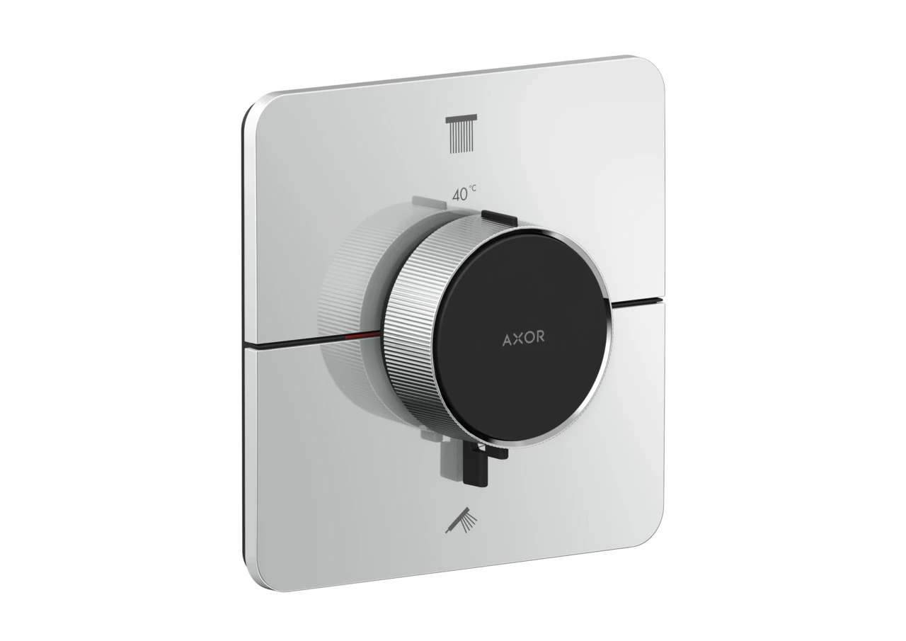 AXOR ShowerSelect ID Thermostat Unterputz softsquare für 2 Verbraucher Chrom