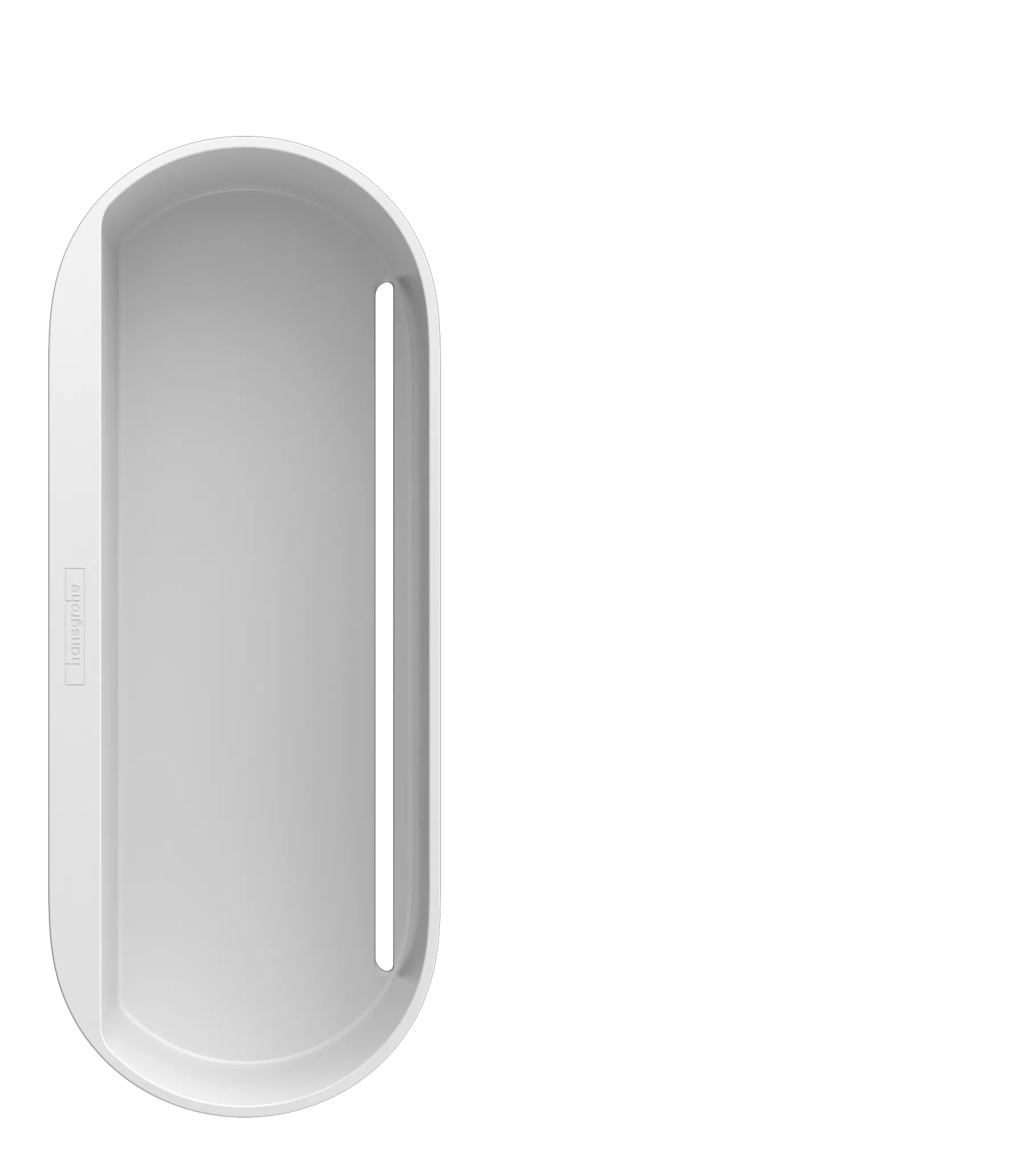 Hansgrohe WallStoris Ablagekorb tief, Mattweiß Hansgrohe WallStoris Ablagekorb tief, Mattweiß