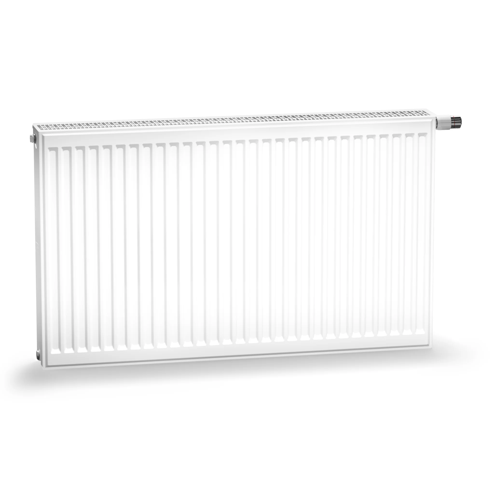 Flachheizkörper therm-x2 Profil-K Typ 10, HxLxT: 300x1000x61 mm, Farbe: Weiß RAL 9016 seidenglanz, 10 bar, Abdeckung: ohne, Wärmeleistung 75/65-20: 335 Watt, Bohrkonsole Flachheizkörper therm-x2 Profil-K Typ 10, HxLxT: 300x1000x61 mm, Farbe: Weiß RAL 9016 seidenglanz, 10 bar, Abdeckung: ohne, Wärmeleistung 75/65-20: 335 Watt, Bohrkonsole