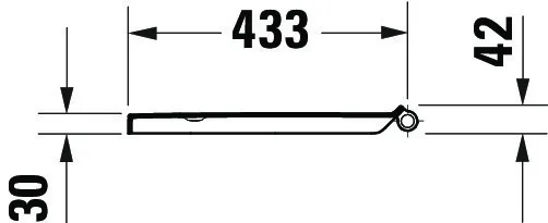 Duravit WC-Sitz „No.1“ 37,3 × 43 × 4,3 cm in, Soft Closing, Scharniere Edelstahl Duravit WC-Sitz „No.1“ 37,3 × 43 × 4,3 cm in, Soft Closing, Scharniere Edelstahl