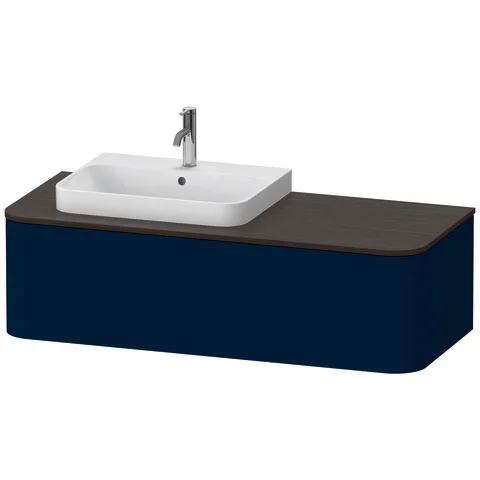 Duravit Waschtischunterschrank wandhängend „Happy D.2 Plus“ Nachtblau Seidenmatt Duravit Waschtischunterschrank wandhängend „Happy D.2 Plus“ Nachtblau Seidenmatt
