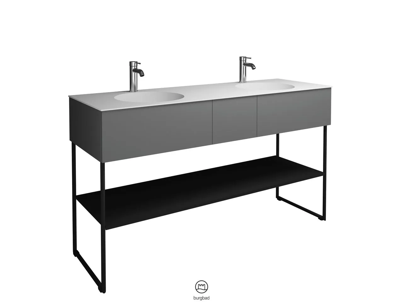 burgbad Badmöbelset „Coco“ in Sand Solid Matt burgbad Badmöbelset „Coco“ in Sand Solid Matt