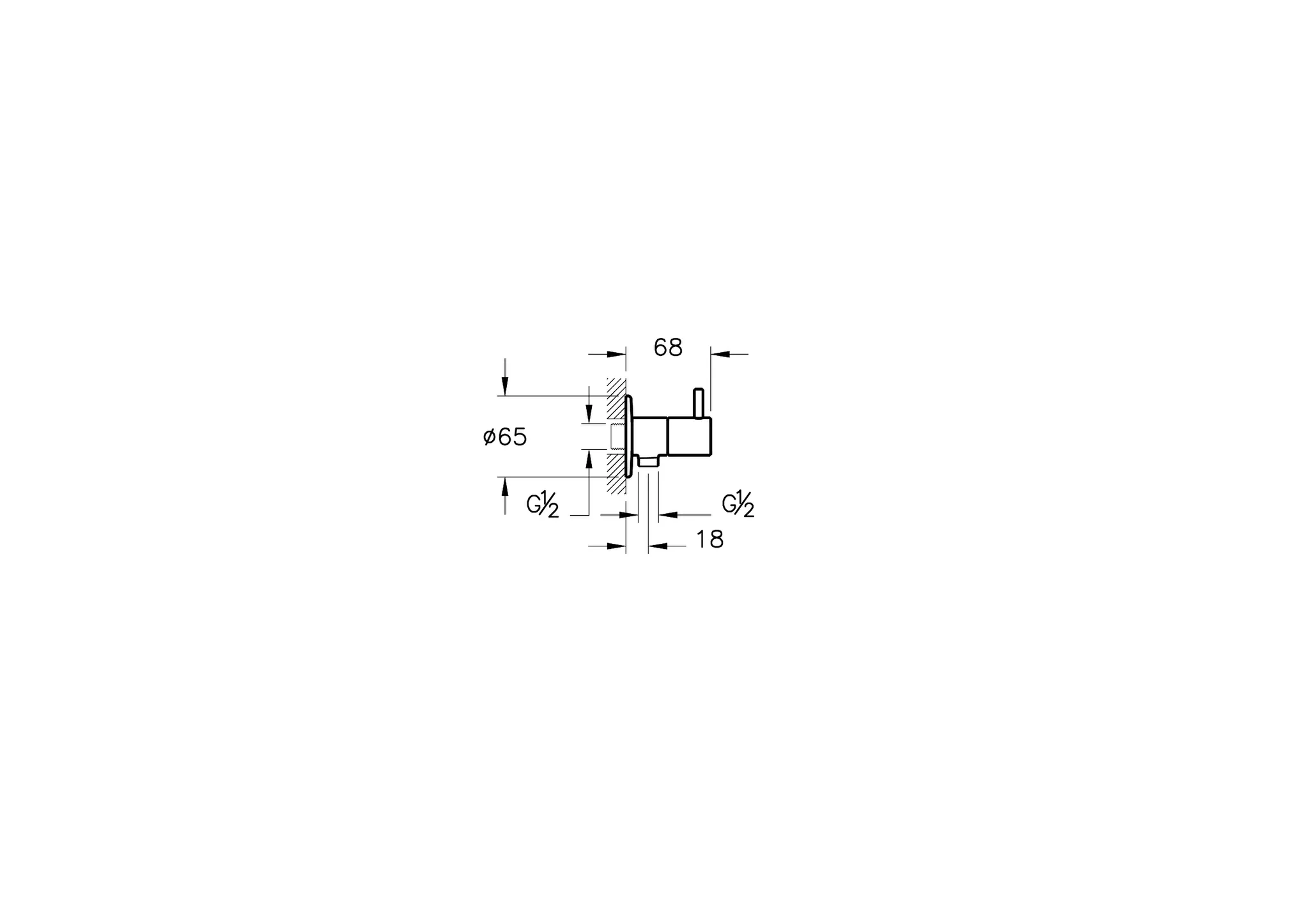 Zubehör Eckventil mit Abgang G 1/2″ Fertigmontageset Chrom Zubehör Eckventil mit Abgang G 1/2″ Fertigmontageset Chrom