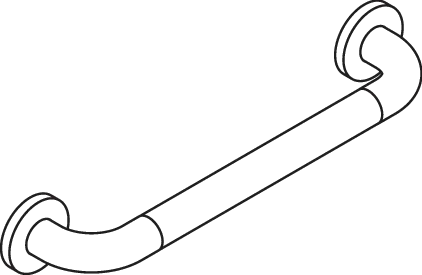 HEWI Haltegriff „Serie 801“ in Felsgrau HEWI Haltegriff „Serie 801“ in Felsgrau