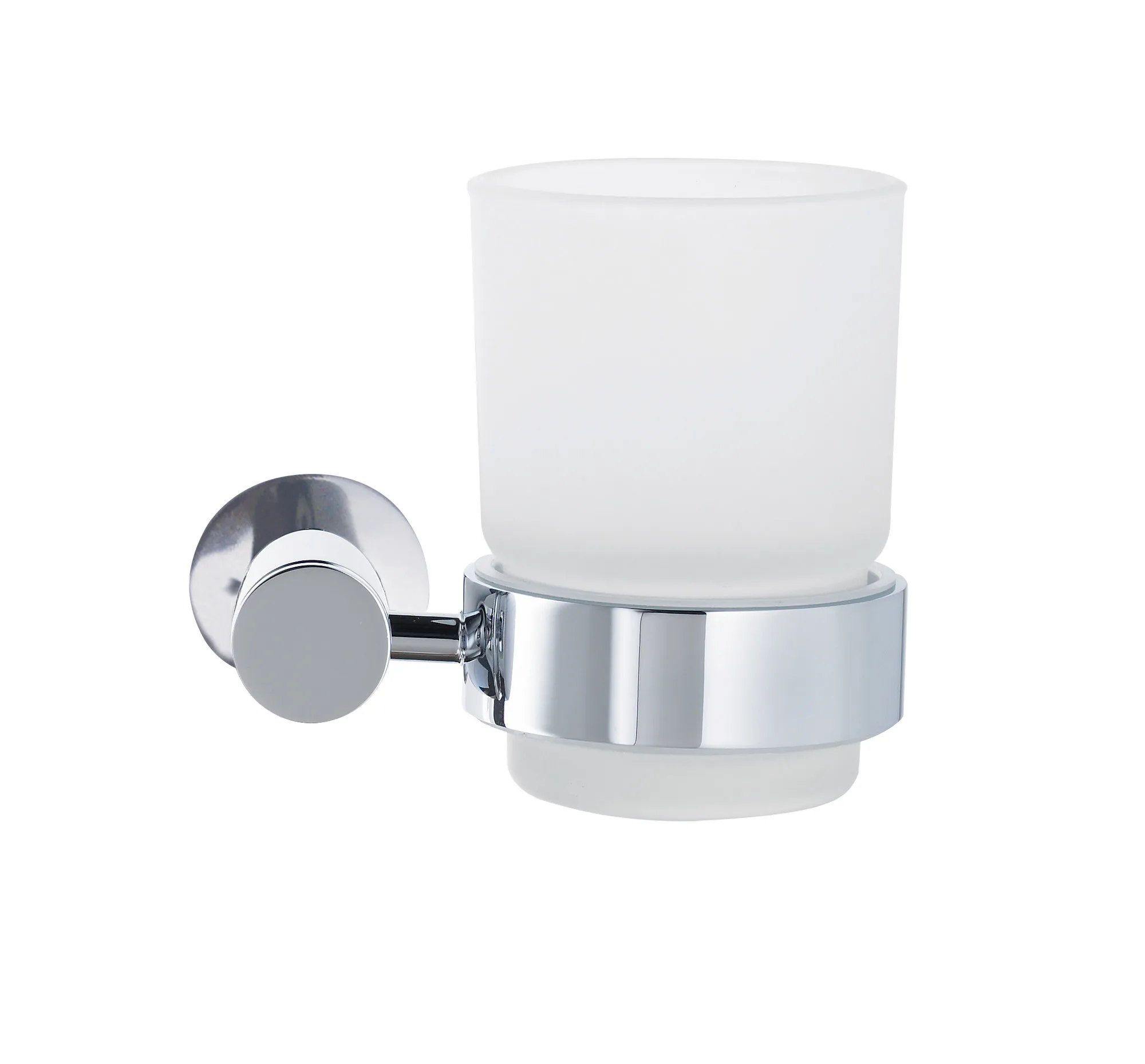 Duravit Glashalter „D-Code“ Glas rechts, matt, chrom in chrom / weiß /, Befestigung sichtbar, rechts Duravit Glashalter „D-Code“ Glas rechts, matt, chrom in chrom / weiß /, Befestigung sichtbar, rechts