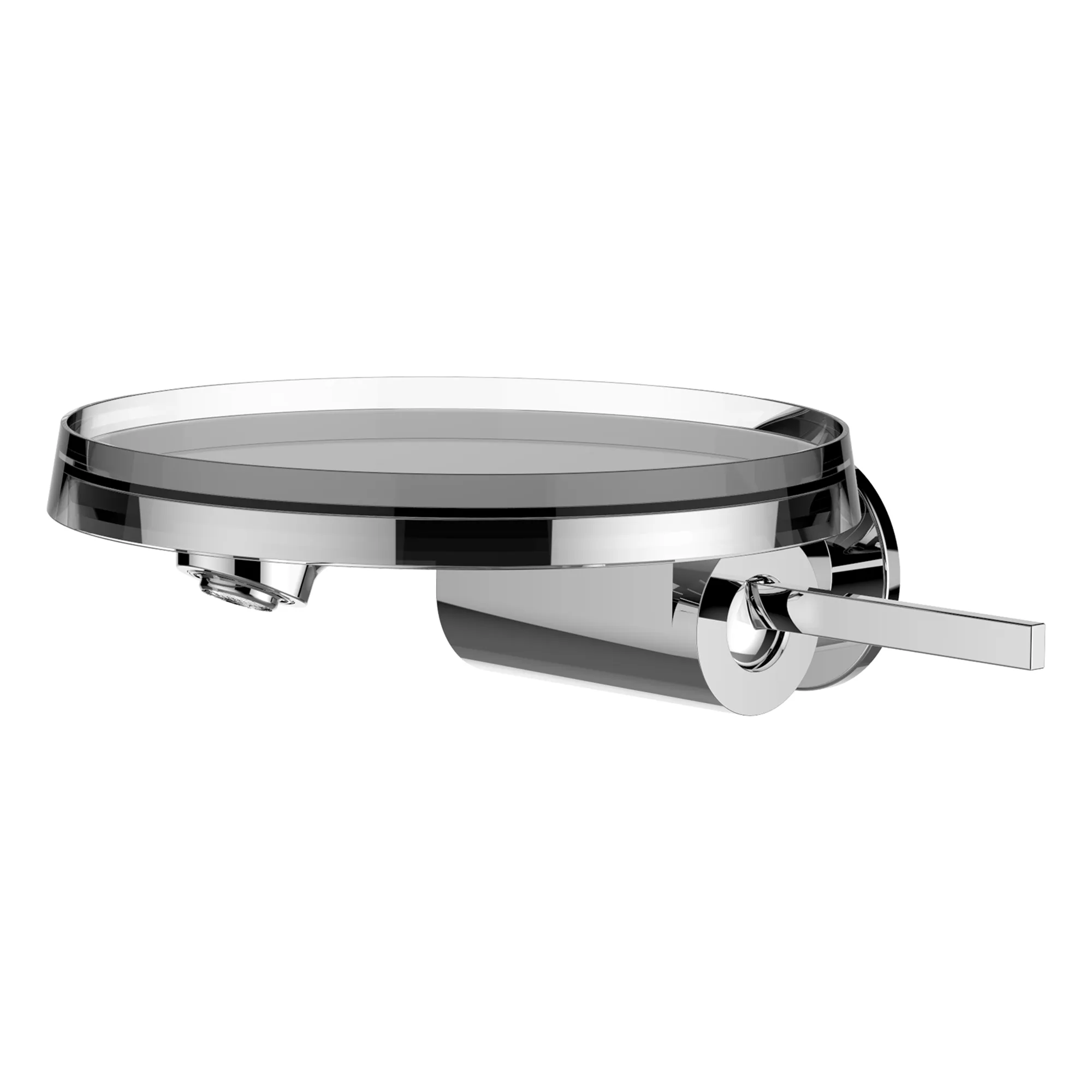Einhebel-Waschtischmischer Unterputz mit Deko-Disc (transparent) Kartell Festauslauf Ausladung 186 mm chrom Einhebel-Waschtischmischer Unterputz mit Deko-Disc (transparent) Kartell Festauslauf Ausladung 186 mm chrom