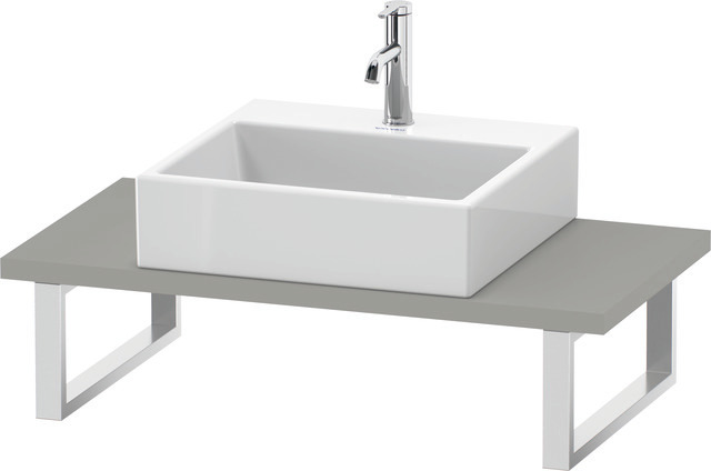 Duravit Konsole „DuraStyle“, mittig in Betongrau Matt