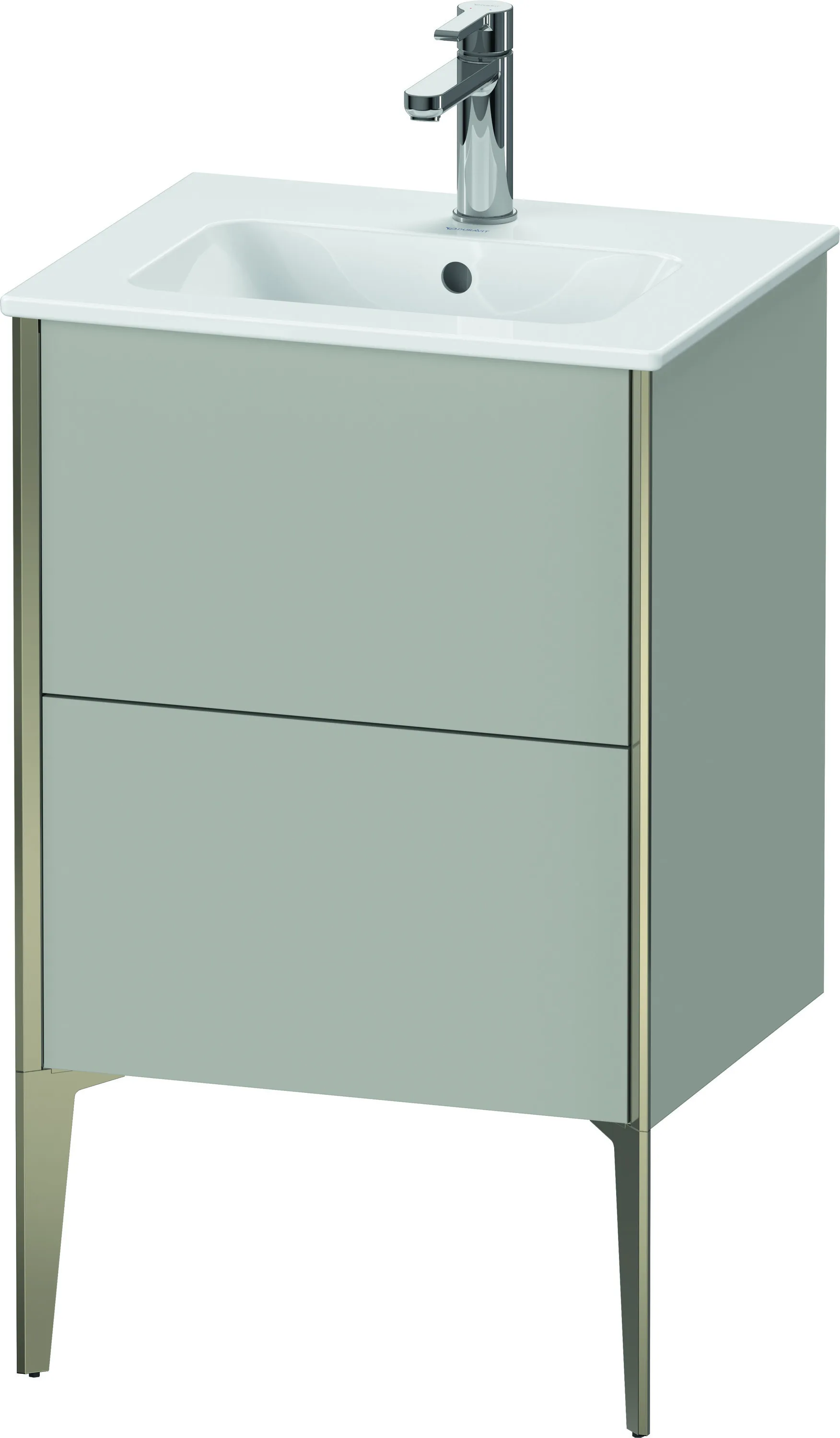 Duravit Waschtischunterschrank bodenstehend „XViu“ 51 × 59,4 × 42 cm in Betongrau Matt