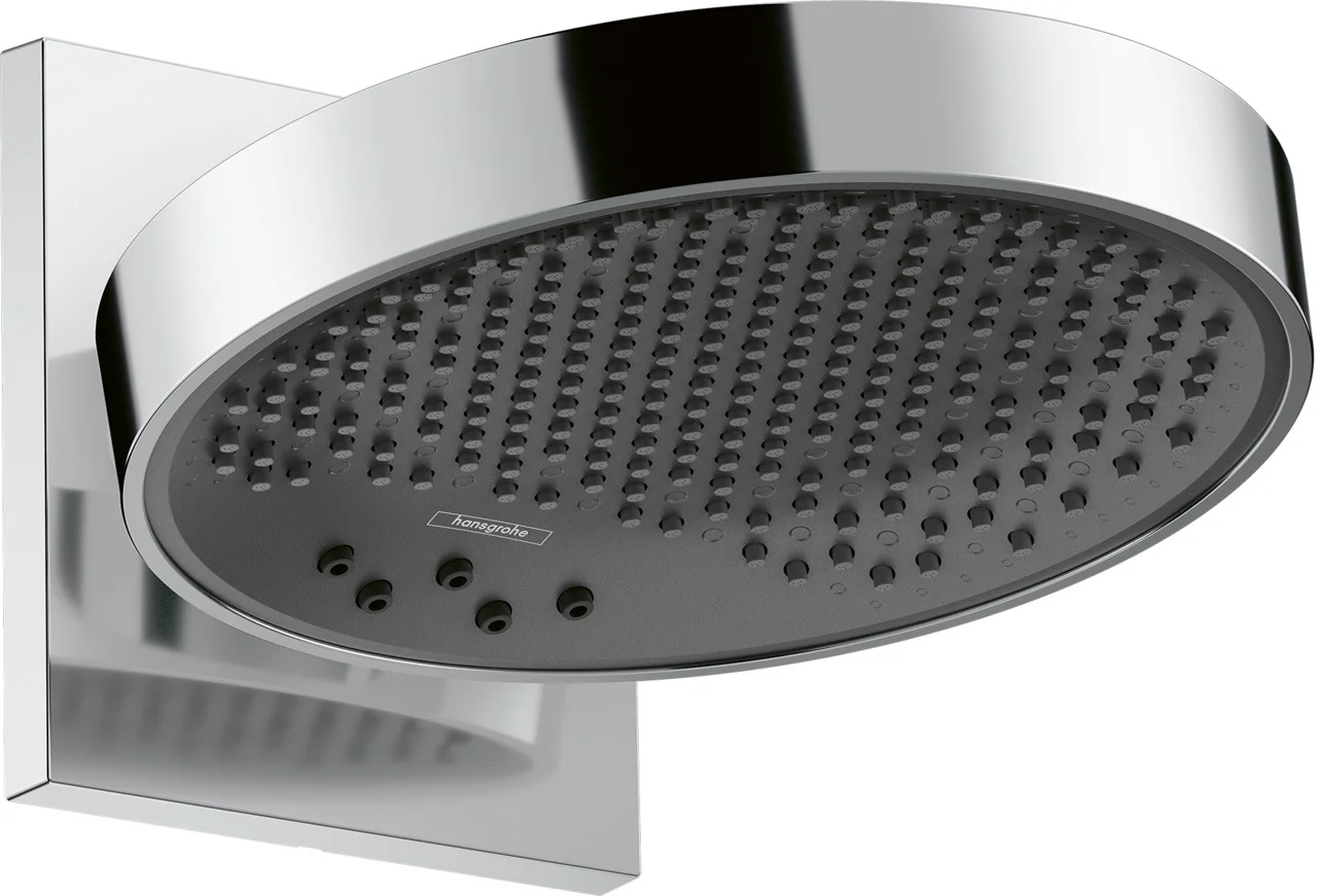 Hansgrohe Rainfinity Kopfbrause 250 mm, 3 Strahlarten, Chrom, Wandmontage