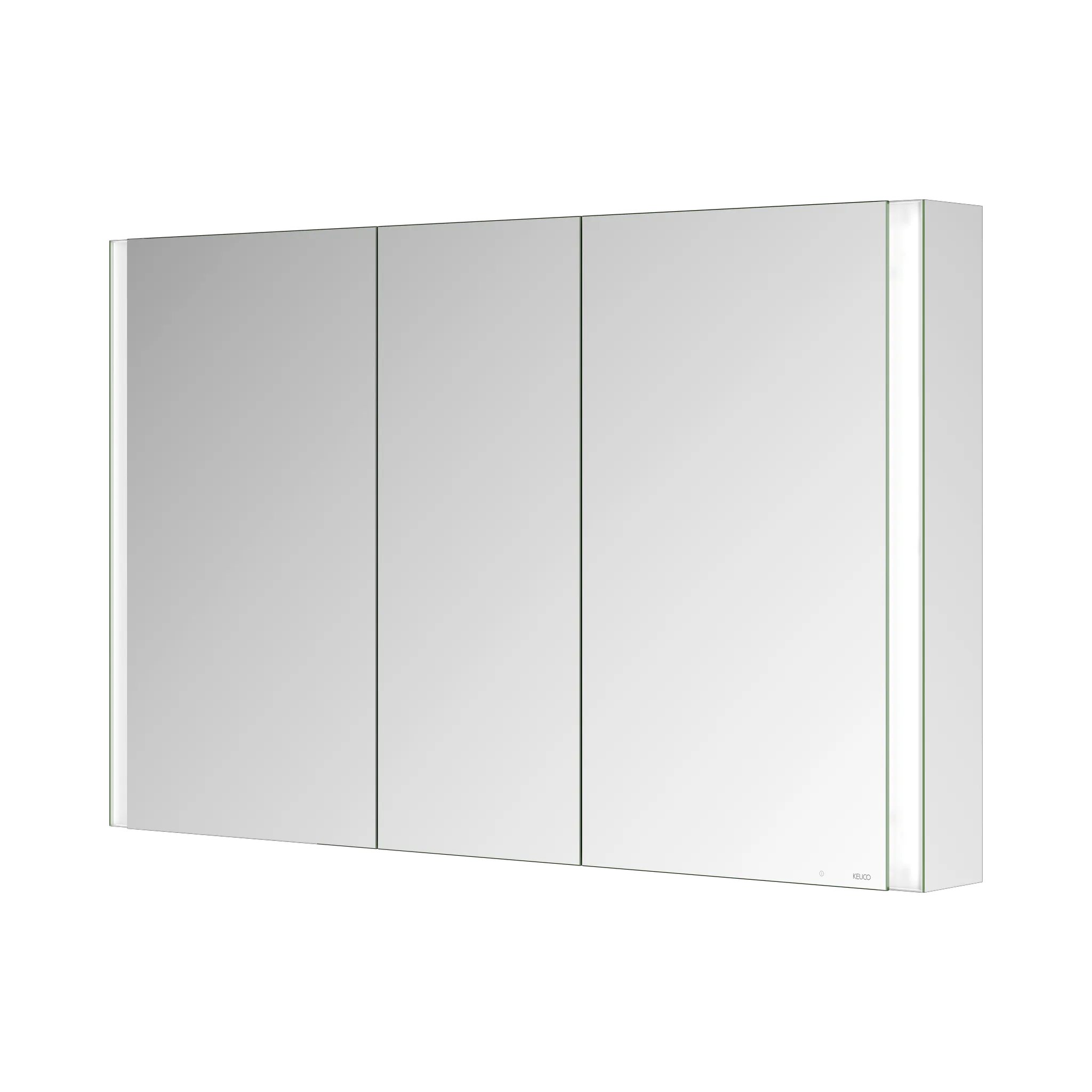 KEUCO Wandvorbau Spiegelschrank „Somaris“ Verspiegelt, Aufputz, ohne Spiegelheizung 1200 × 710 × 127 mm
