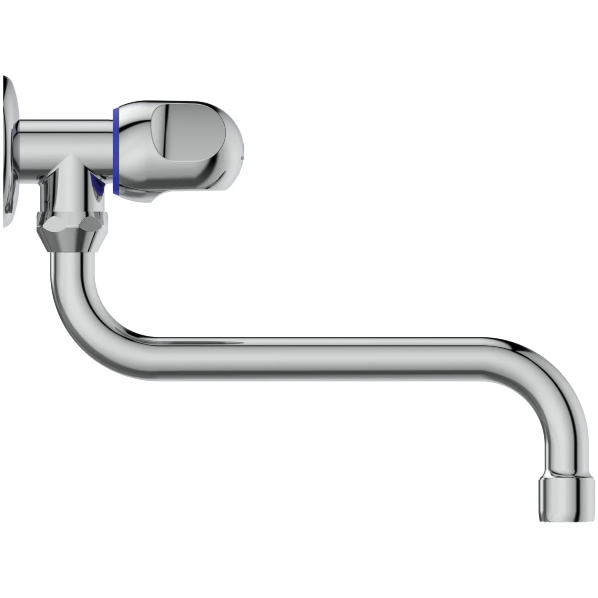 Wandventil Alpha, Ausladung 230mm, Chrom Wandventil Alpha, Ausladung 230mm, Chrom