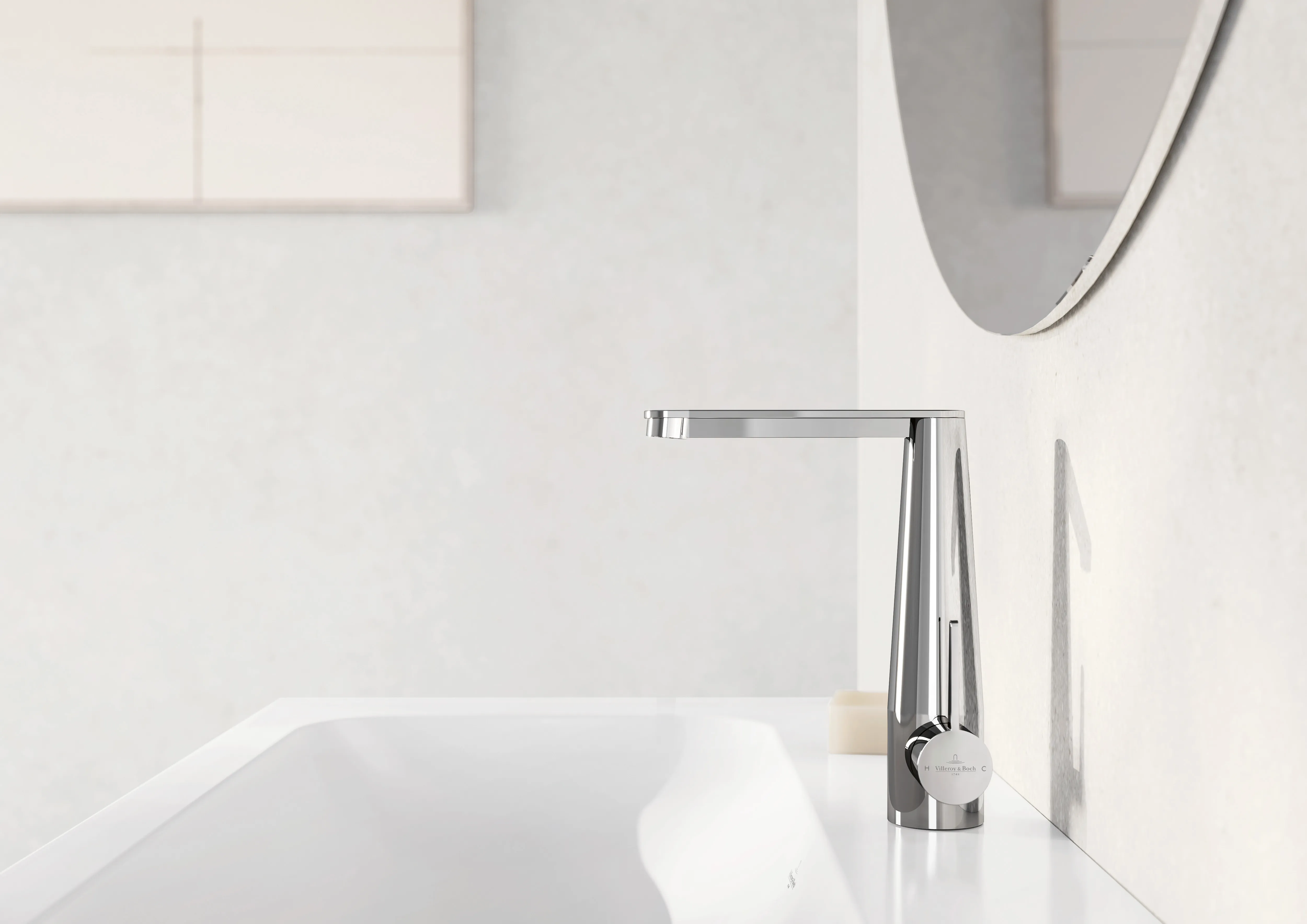 Villeroy & Boch Conum Einhebel-Waschtischarmatur TVW127004000, 49 x 210 x 174 mm, Chrom Villeroy & Boch Conum Einhebel-Waschtischarmatur TVW127004000, 49 x 210 x 174 mm, Chrom
