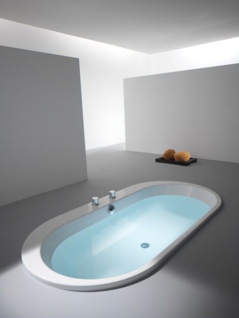 Hoesch Badewanne „Foster“ oval 190 × 98 cm in 