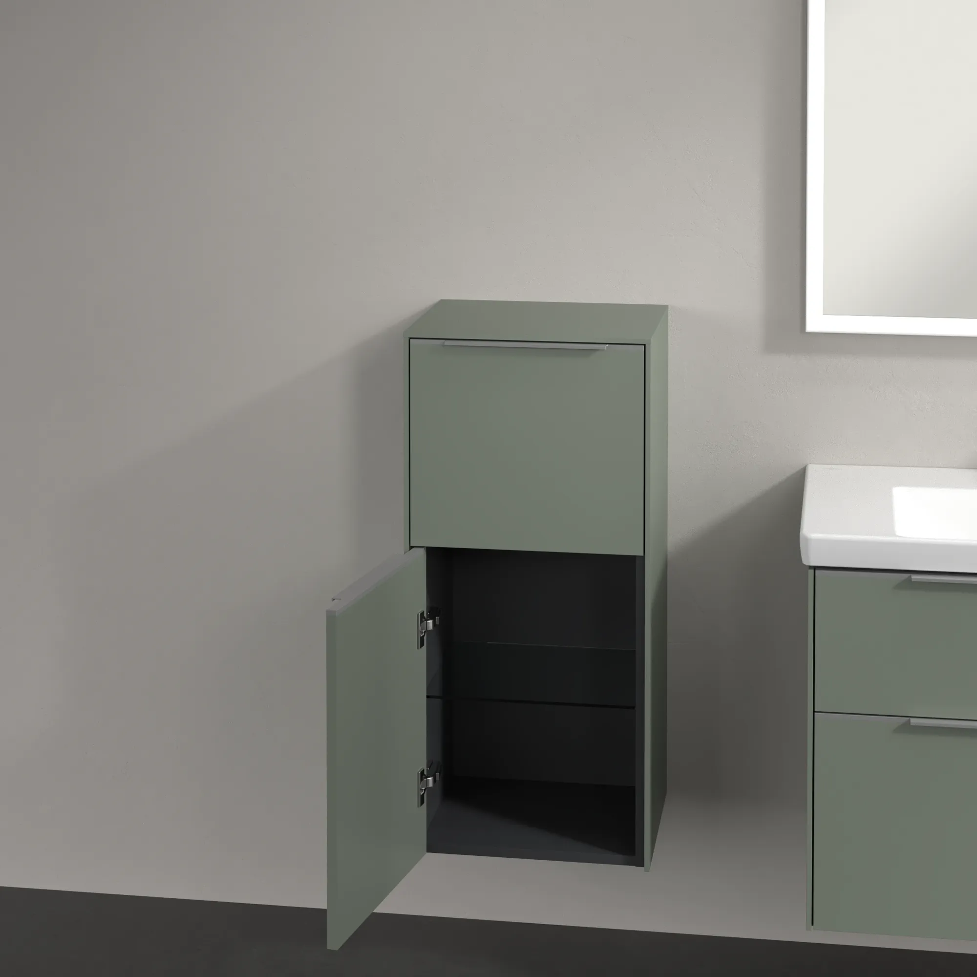 Villeroy & Boch Subway 3.0 Seitenschrank C59400, 400 x 860 x 362 mm, Soft Green
