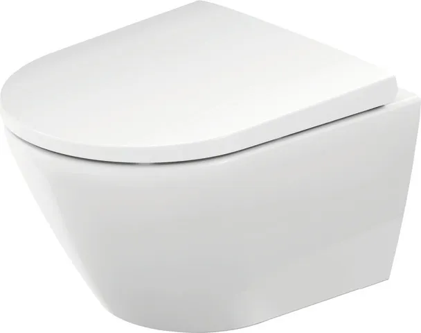 Wand-Tiefspül-WC „D-Neo“ 37 × 40 × 48 cm mit HygieneGlaze, Befestigung verdeckt Wand-Tiefspül-WC „D-Neo“ 37 × 40 × 48 cm mit HygieneGlaze, Befestigung verdeckt
